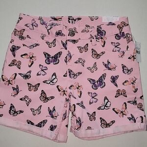 Justice youth butterfly shorts